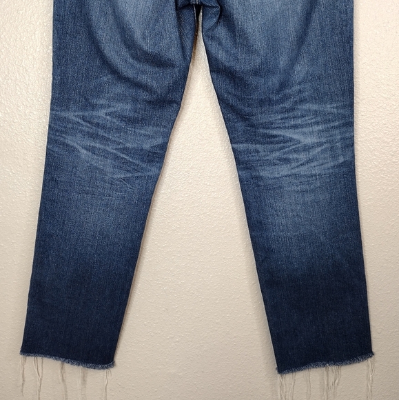 AG Adriano Goldschmied The Isabelle Denim High Rise Straight Crop Jeans Size 31R - Picture 6 of 16